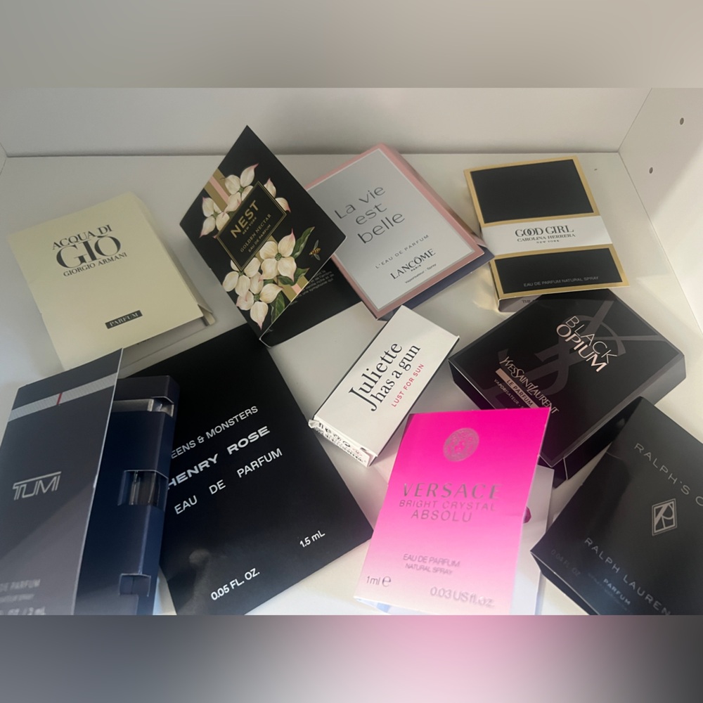 10pcs Assorted Perfume Sample Set